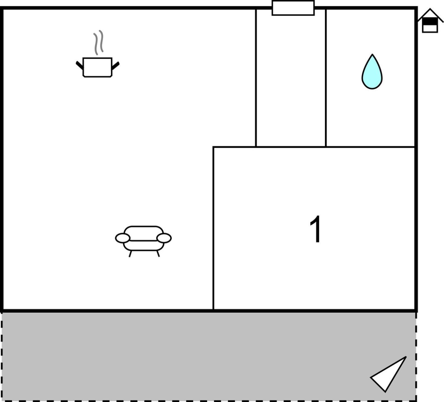 1 Bedroom Stunning Apartment In Okrug Gornji トロギール エクステリア 写真